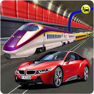 Download Sports Car vs Train: High Speed Racing Game For PC Windows and Mac