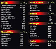 Shaan A Punjaab menu 3