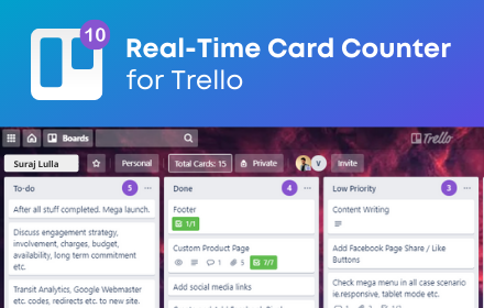 Trello Real-Time Card Counter small promo image