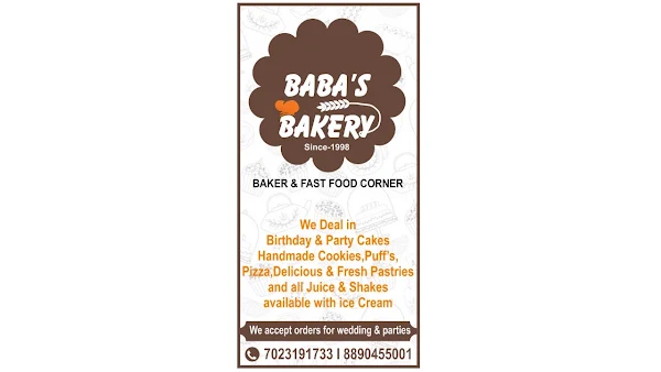 Baba Bakery menu 