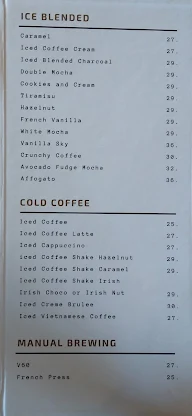 Coffee U menu 3