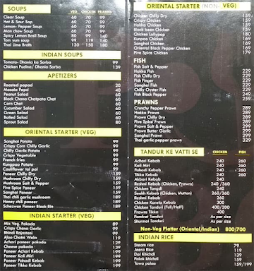 Spot Boy menu 