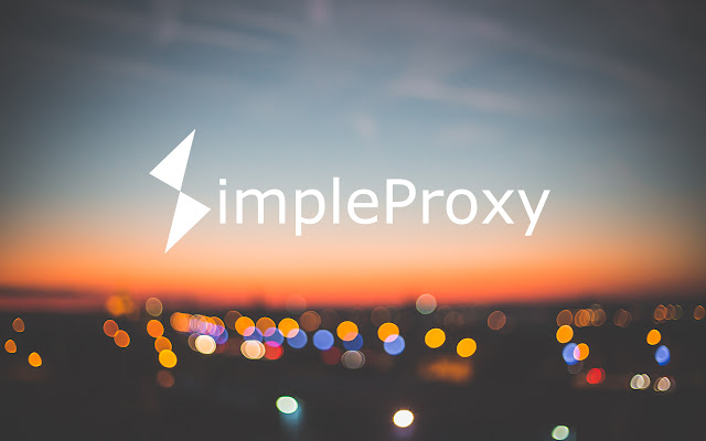 SimpleProxy chrome extension