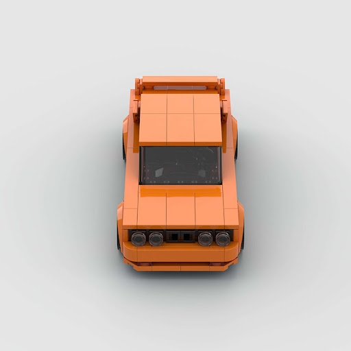 Title 4, E30 M3 Sports Car Racing Moc Small Particle Puz...