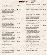 Uptown Bistro menu 1