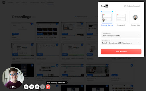 StoryBox screen recorder