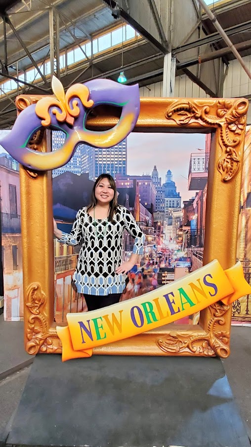 Things to do in New Orleans: Visiting Mardi Gras World. Family friendly, free shuttles can take you here, and a visit will take you 1 - 1.5 hours with multiple float and prop photo ops as well as learning about Mardi Gras