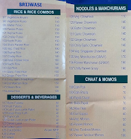 Brijwasi Veg Restaurant menu 4