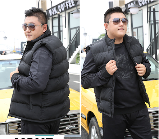 Title 4, Plus Size Trendy Vest Mens Plus Warm Jacket pr...
