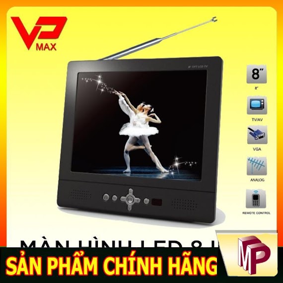 Màn Tft 8 Ich Hỗ Trợ Cổng Av Vga Tivi Tiện Lợi Cho Xe Hơi