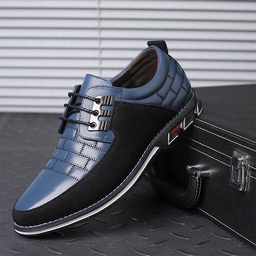 Title 2, Mens All-Match Large Size Casual Leather Shoes...