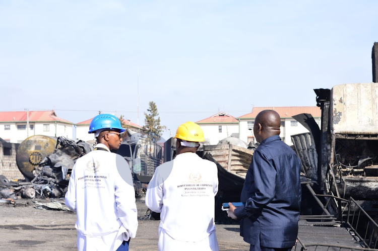 Forensic experts have arrived at the scene to assess the impact of the Embakasi gas explosion on February 2, 2024