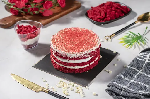 Red Velvet Open Layer Cake