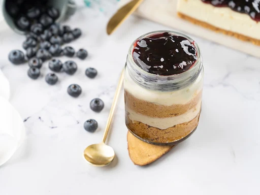 French Blueberry Cheesecake Jar