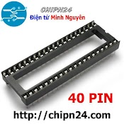 [4 Cái] (Kg1) Đế Ic 40P (Dip40) (Đế Cắm Ic 40 Chân)