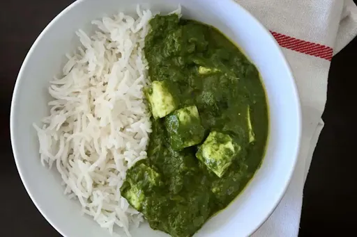 Palak Paneer Rice Bowl