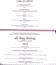 Chhajja - The Coffee Shop menu 2