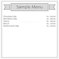 Manocha Bakers menu 2