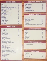 New Ganesh Cafe menu 2