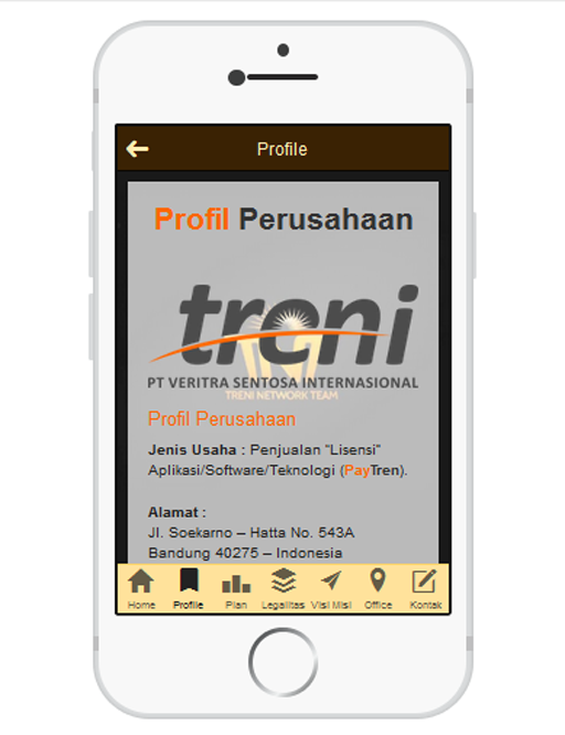 Treni Network Team Screen 3