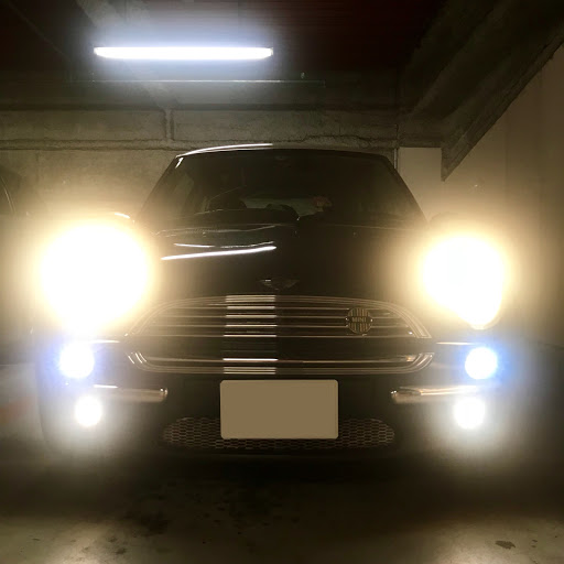 BMW ミニのヘッドライトLED化したい・フォグランプを明るくしたい  