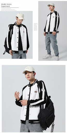 Title 11, Mens Jacket Plus Cashmere Trend All-match Spor...