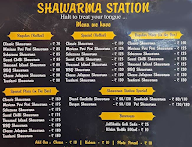 Shawarma Station menu 2