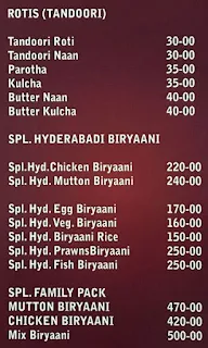 Hyderabad Biryaani Home menu 3