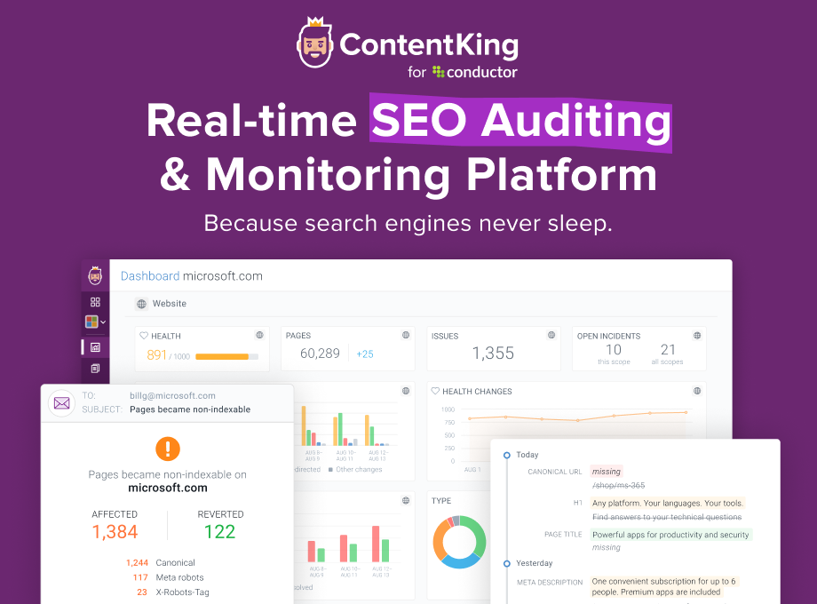 ContentKing: Real-time SEO auditing Preview image 1