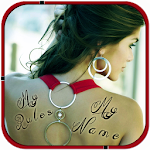 Cover Image of ดาวน์โหลด My Photo Name Tattoo 1.0 APK