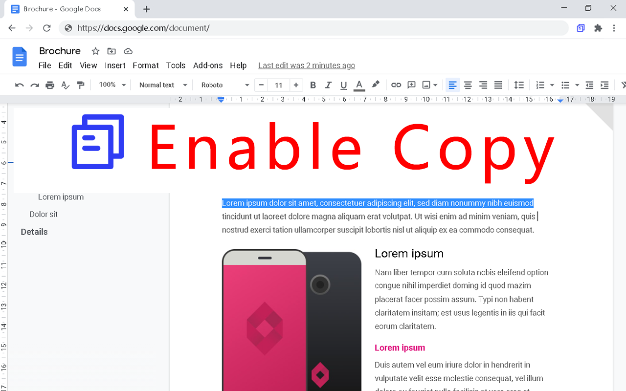 Enable Copy Preview image 4