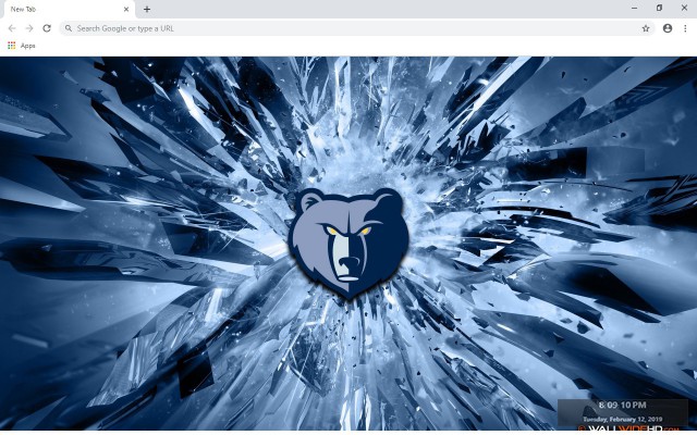 Memphis Grizzlies New Tab Theme