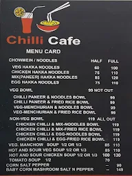 Chilli Cafe menu 4