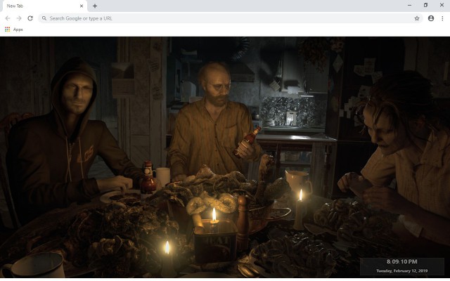 Resident Evil 7: Biohazard New Tab Theme