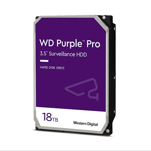 Ổ cứng camera HDD WD Purple Pro 10TB 3.5" SATA3 (WD101PURP)(Tím)