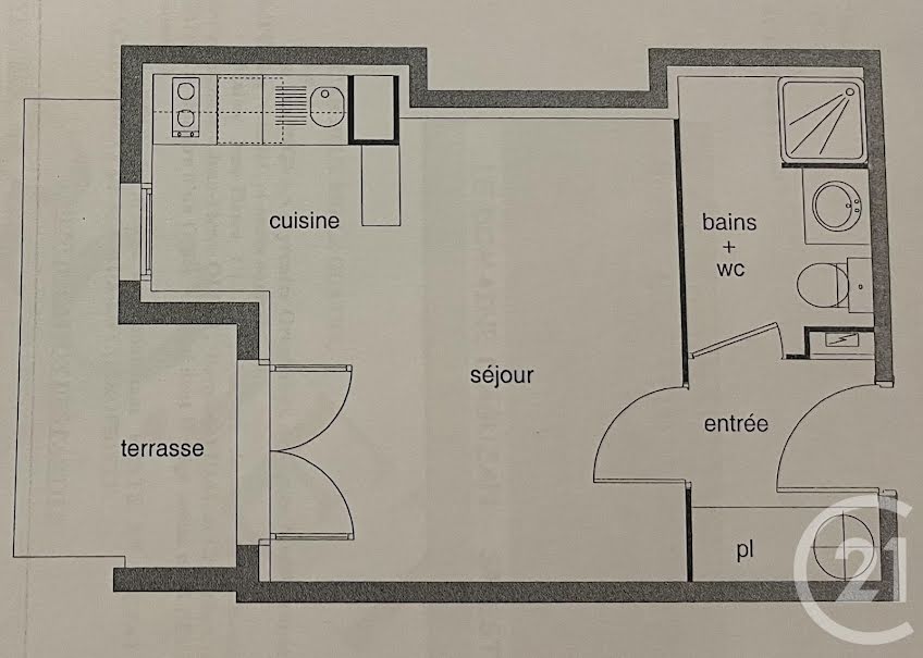 Vente appartement 1 pièce 25.74 m² à Saint-Estève (66240), 69 000 €