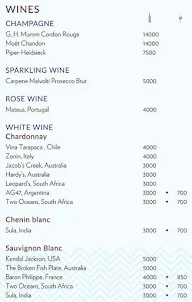 Above Sea Level - The Raintree menu 7