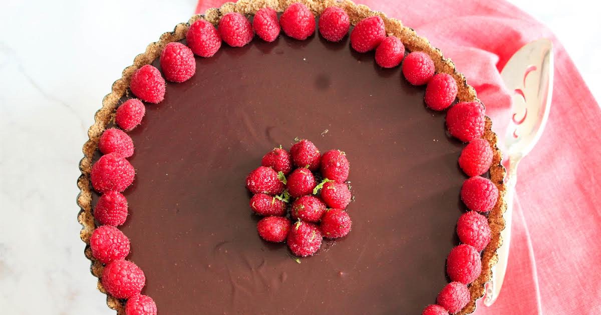 Easy Chocolate Raspberry Tart | Just A Pinch Recipes