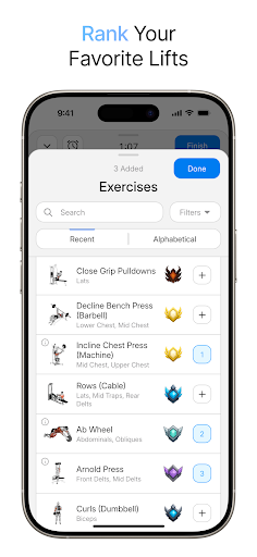 Screenshot WeLift - Ranked Lifting