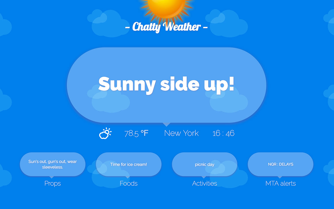 Chatty Weather Preview image 1
