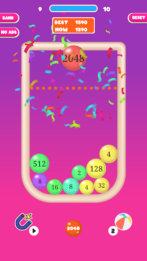 Screenshot 2048 Merge Balls