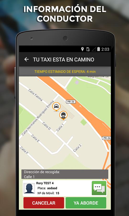 Taxi Concept Screen 3
