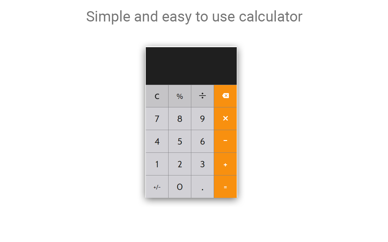 Ios Calculator Preview image 1