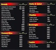 Murthal Paratha Or Chur Chur Naan Since 2001 menu 2