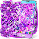 Baixar Purple glitter live wallpaper Instalar Mais recente APK Downloader