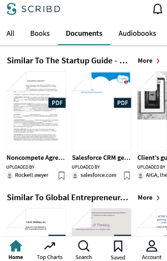 Scribd for researchers and entrepreneurs