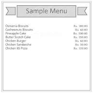 It's Cakery menu 2