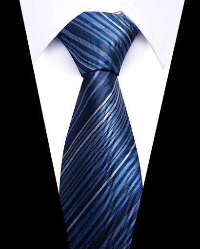 Title 20, 8cm Business Professional Striped Tie. Elevate ...