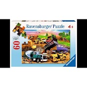 Xếp Hình Puzzle Công Trình Xây Dựng Ravensburger Construction Crowd 60 Miếng