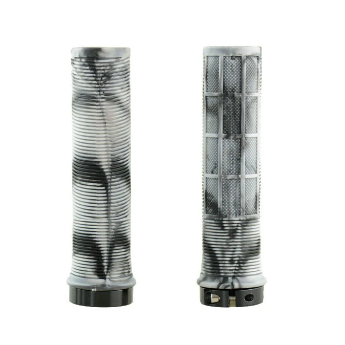 Capa de punho de bicicleta dobrável com trava, camuflada, em borracha resistente. Perfeita para mountain bike, autopropulsão e bicicletas horizontais.